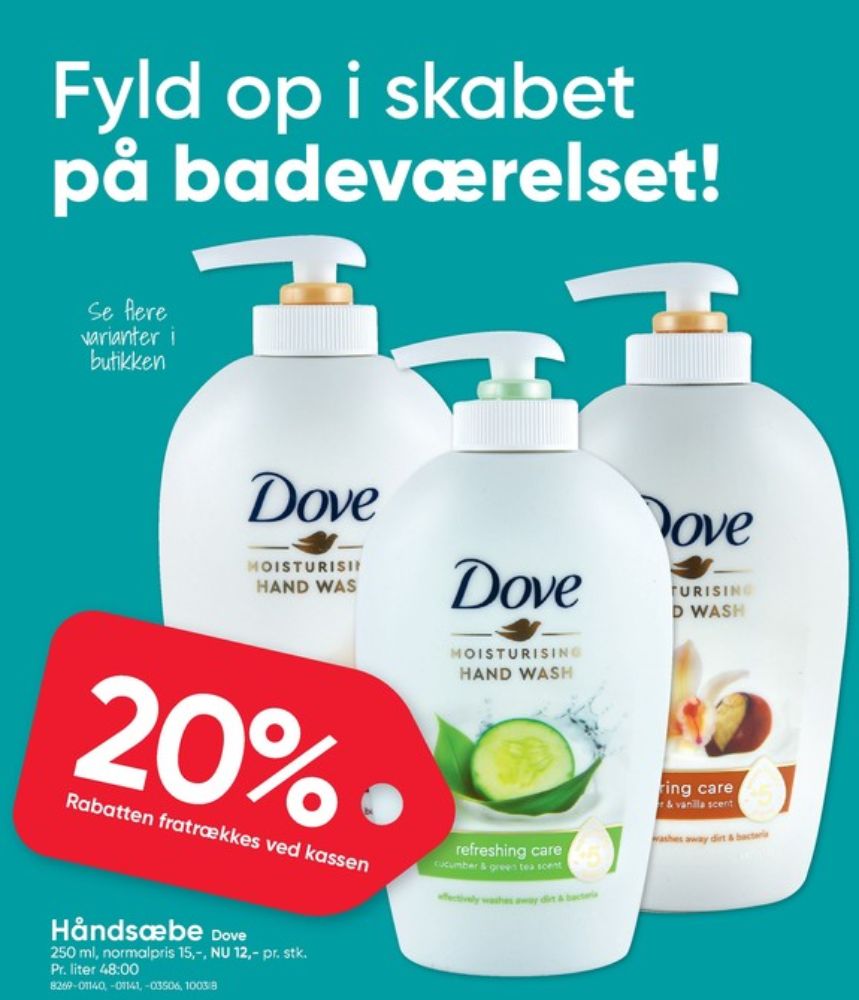 Dove, Flydende sæbe