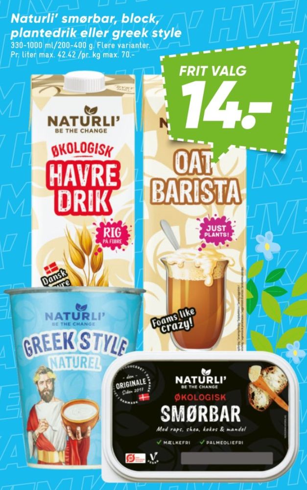 Naturli', Smørbar