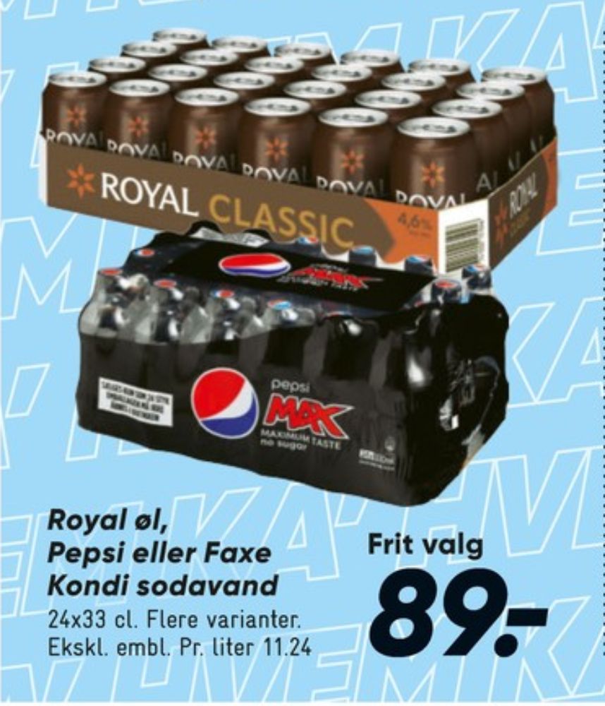 Royal Classic, Øl 24 pk.