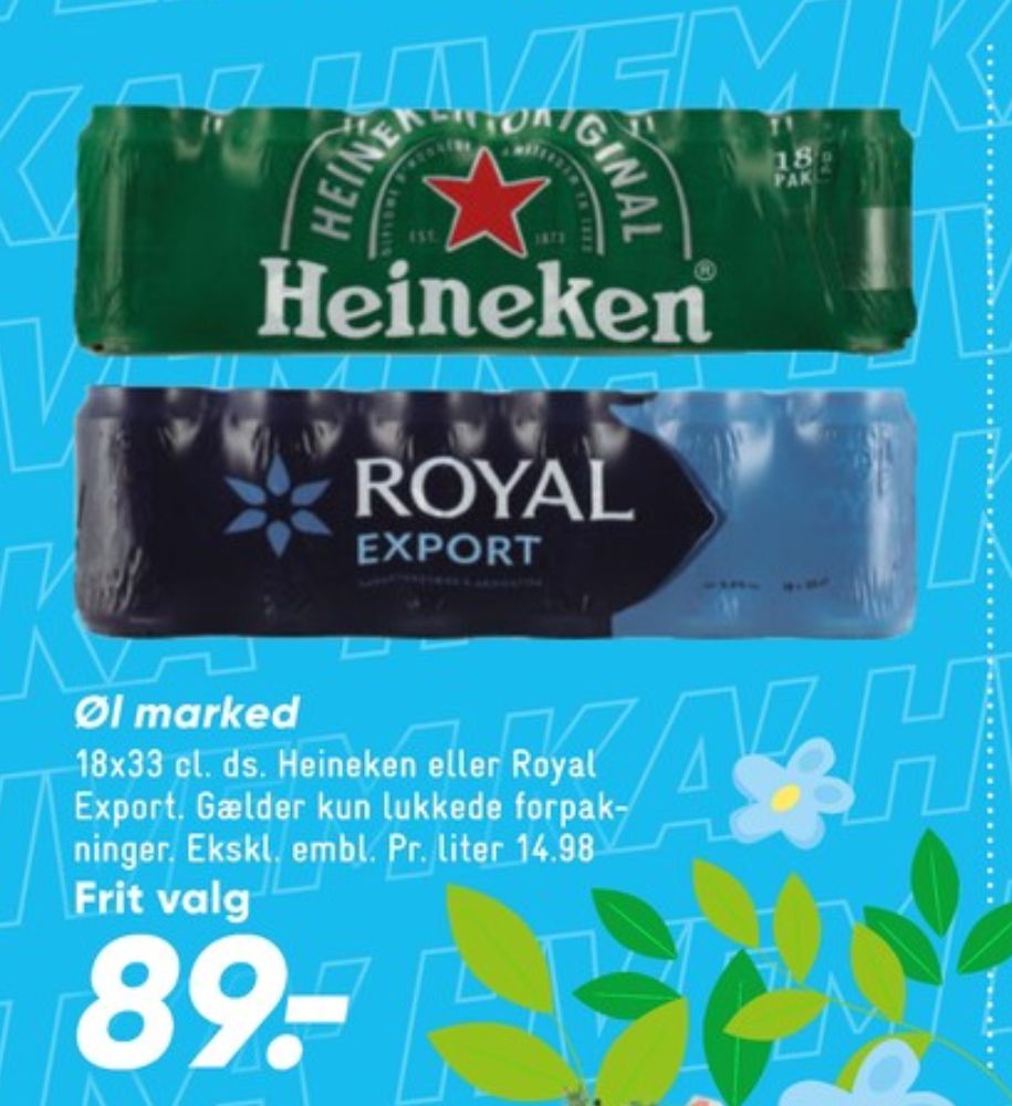Royal Export, Øl 18 pk.