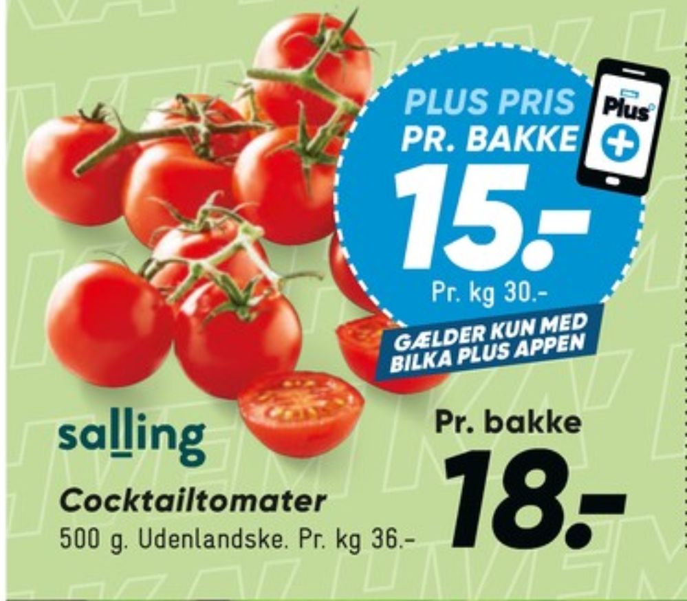 Salling, Tomater