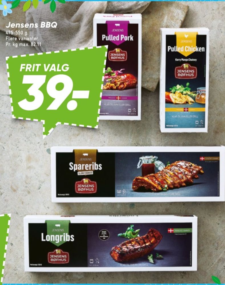Jensens, Spareribs