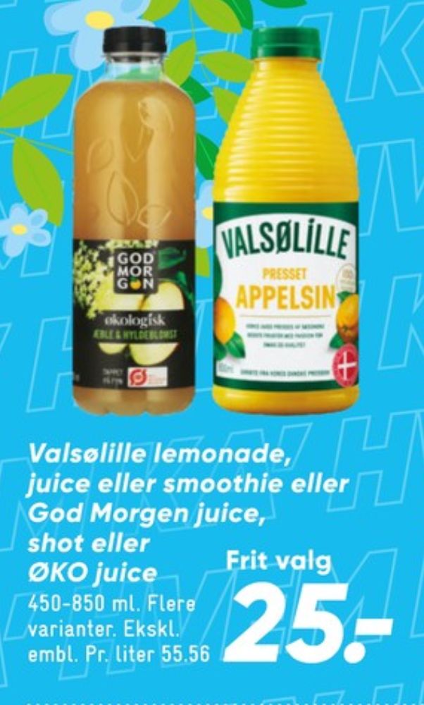 GodMorgen, Æblejuice Hyldeblomst
