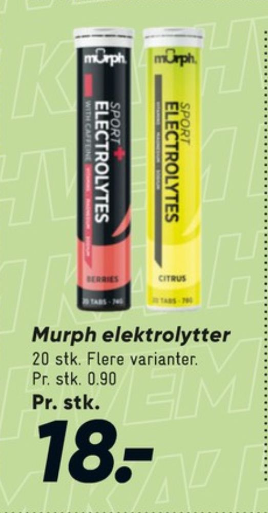 Murph, Træningstilskud