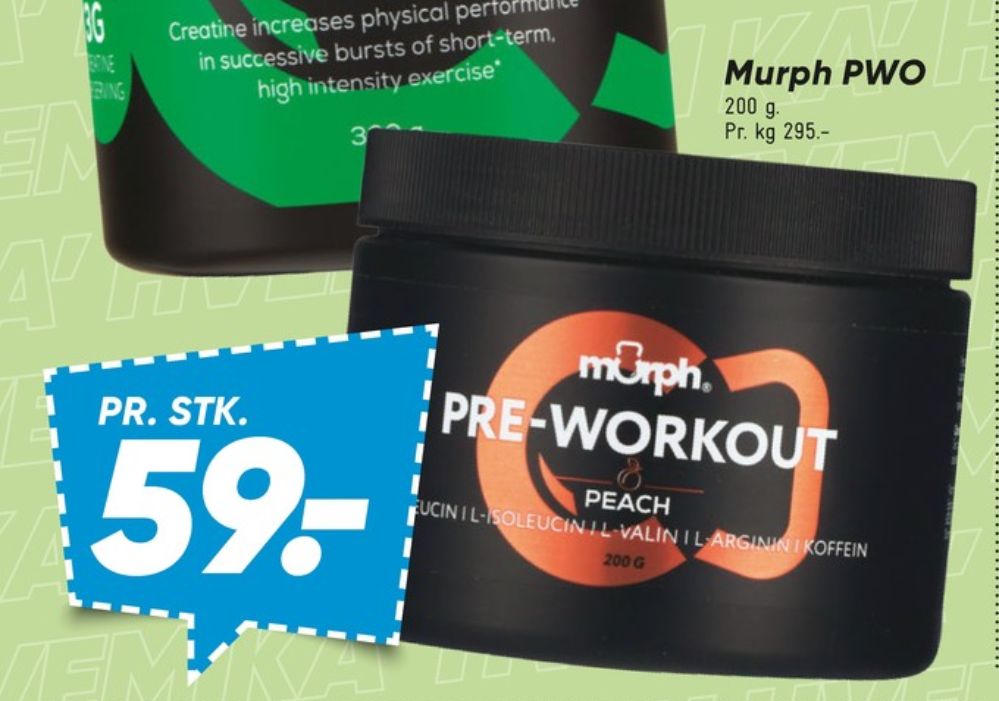 Murph, Træningstilskud