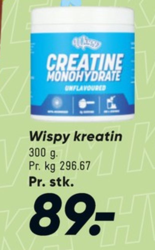 Wispy, Træningstilskud