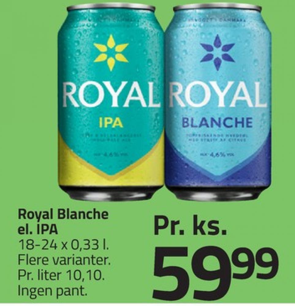 Royal Blanche, Øl 18 pk.