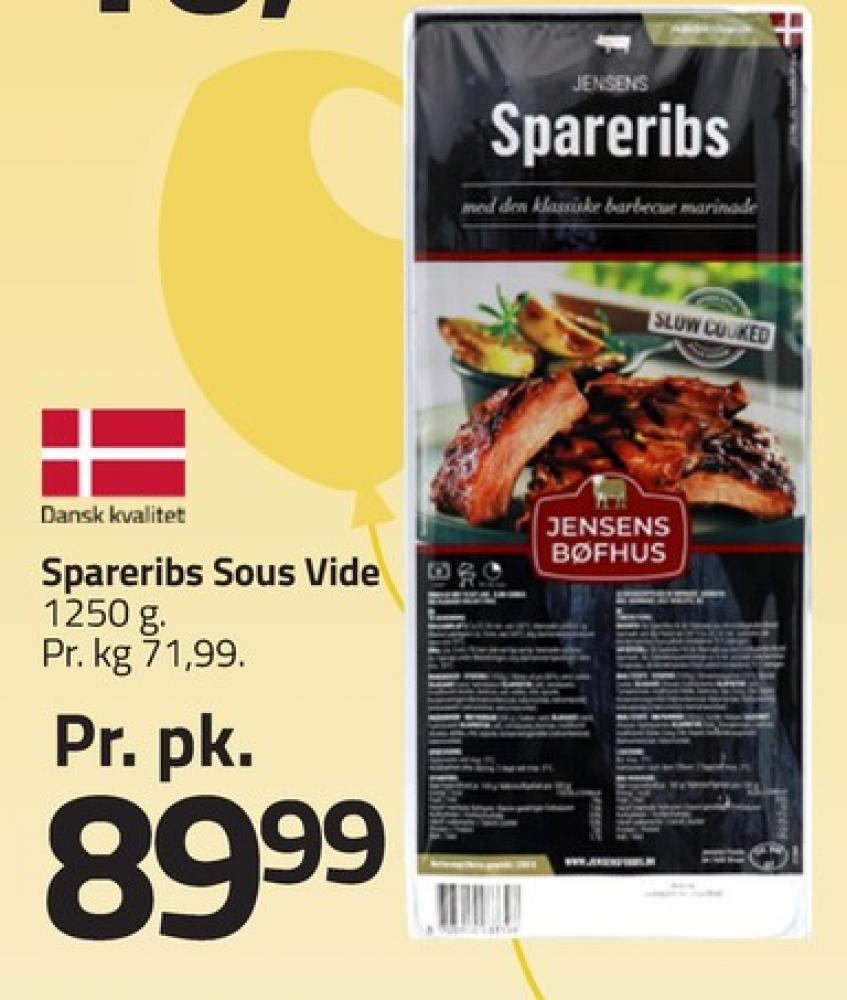 Jensens, Spareribs