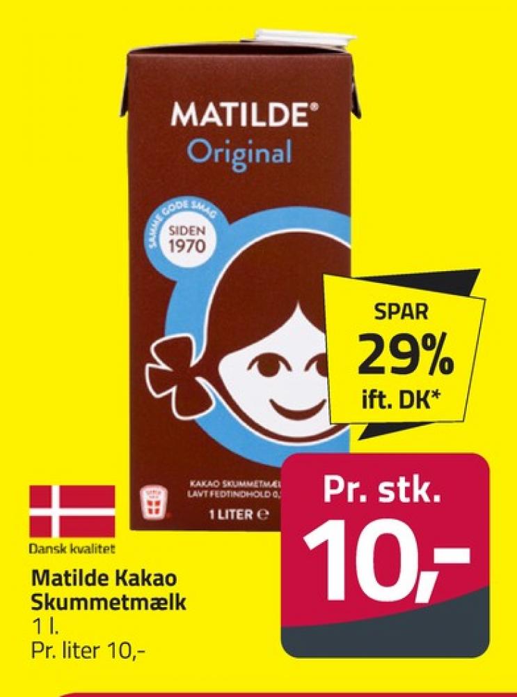 Matilde, Kakaomælk