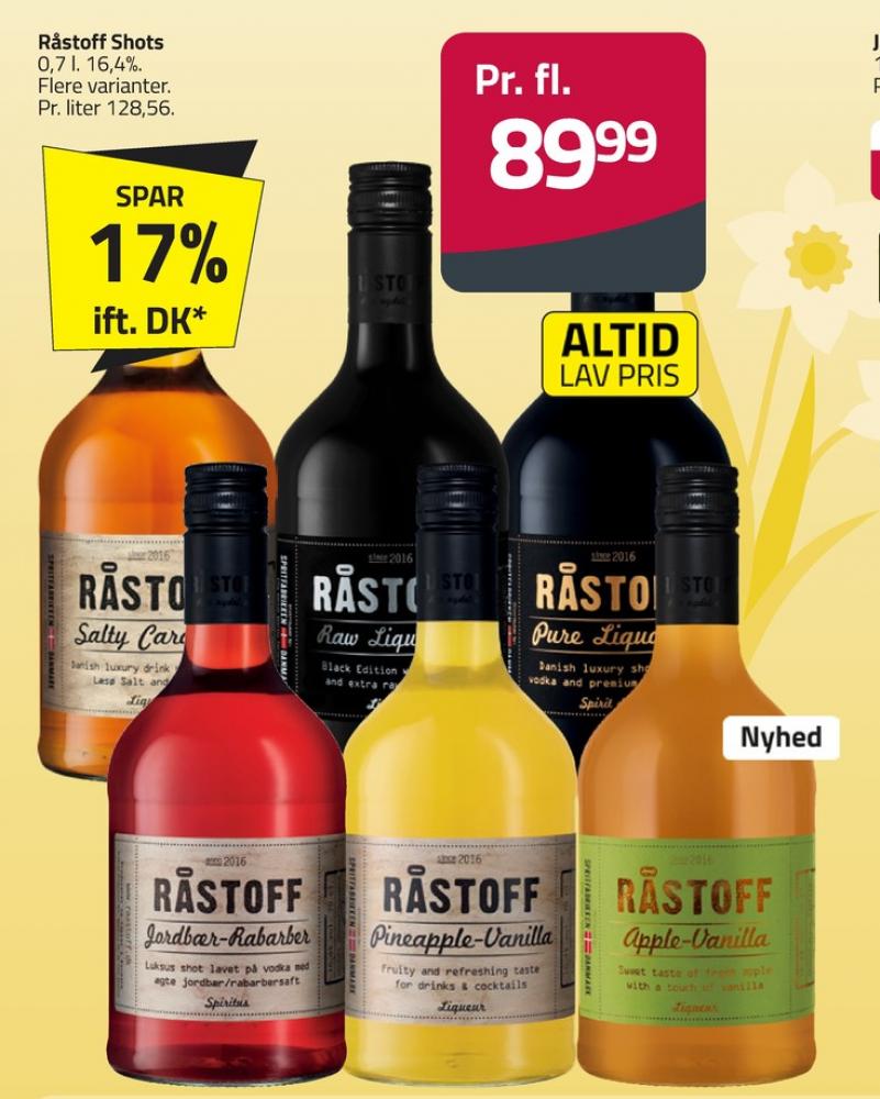 Råstoff Pure Liquorice, Shots