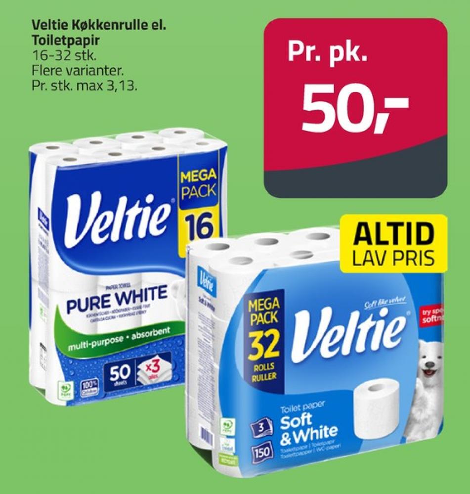 Veltie, Køkkenrulle