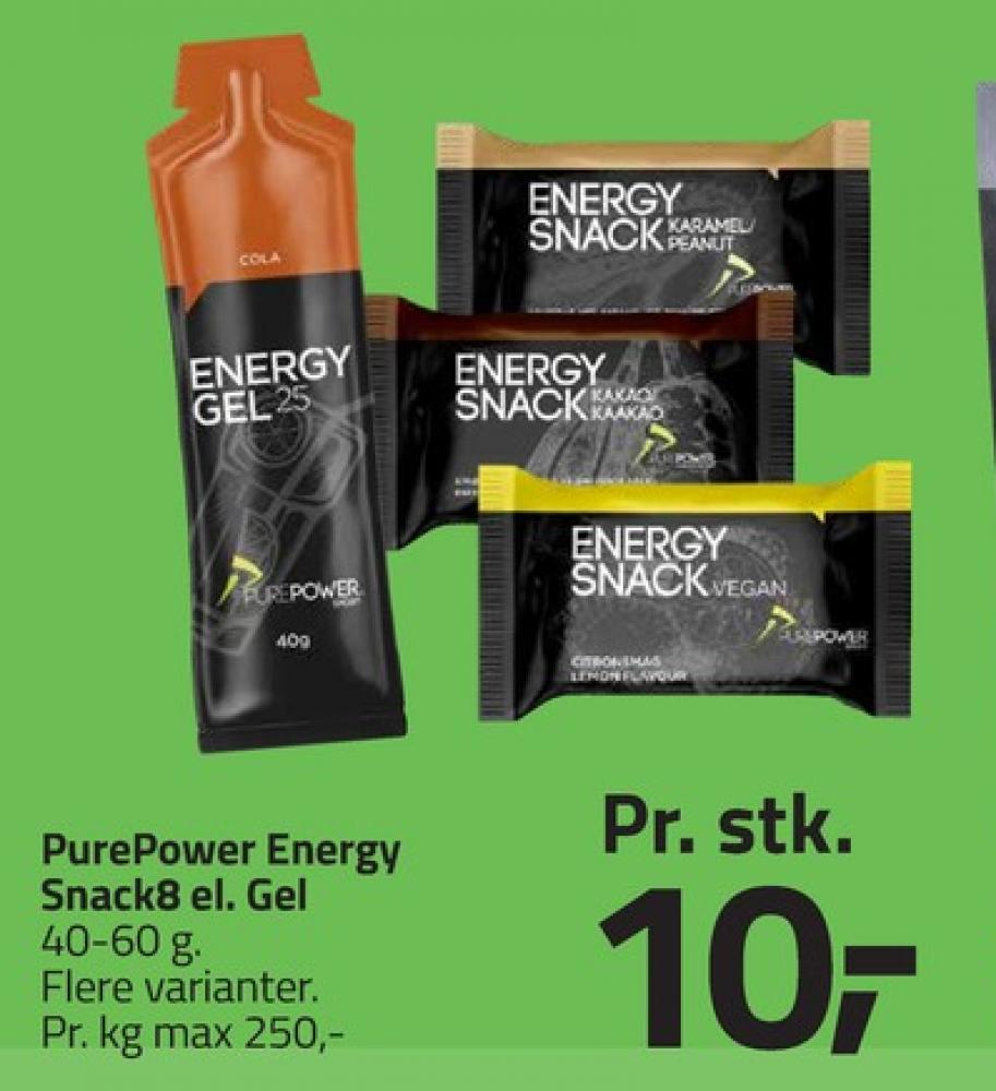 PurePower, Karamel Peanut Energibar