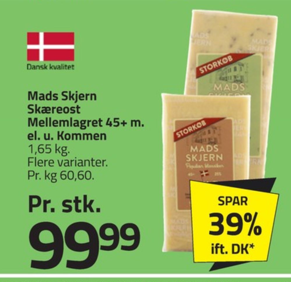 Mads Skjern, Skæreost 45+ Guld Kommen