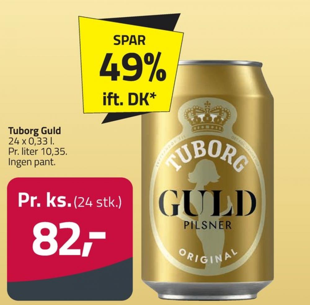 Tuborg Guld, Øl 24 pk.