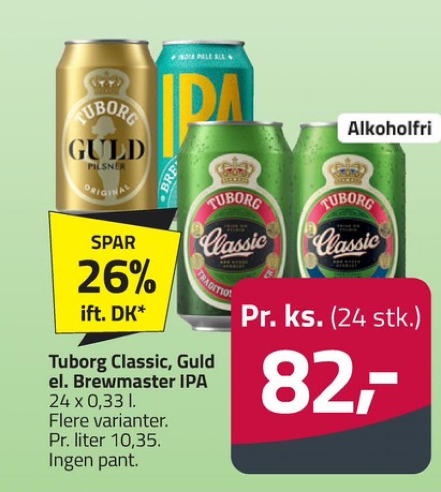 Tuborg Guld, Øl 24 pk.
