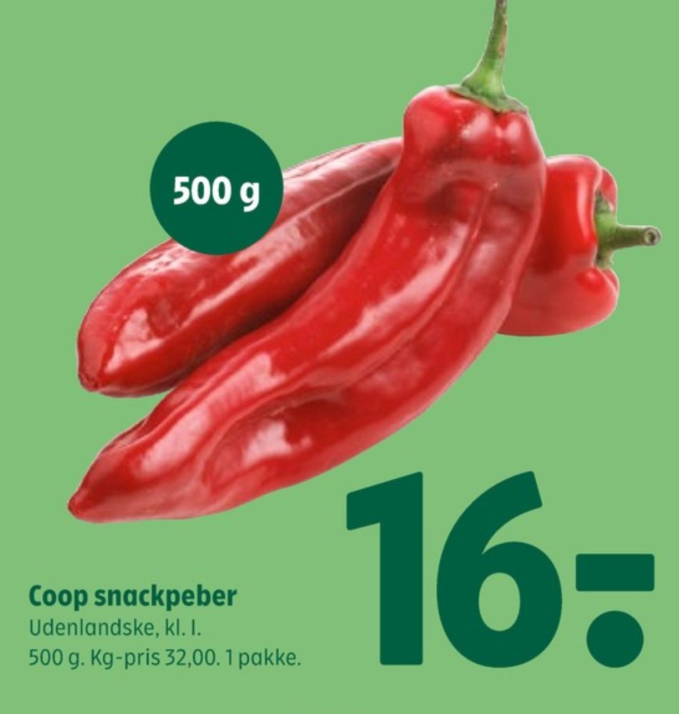 Coop, Peberfrugt