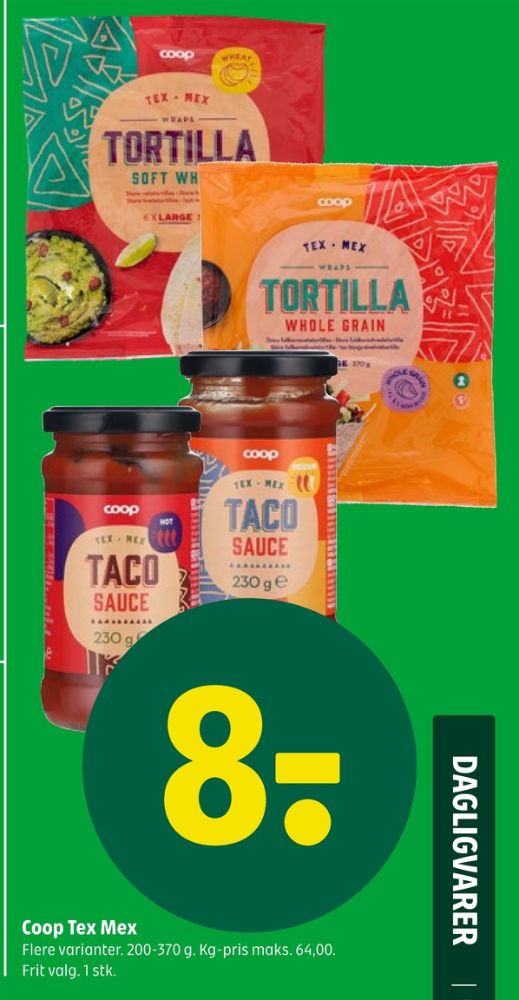 Coop, Tortillawraps Soft Wheat 6 x Large