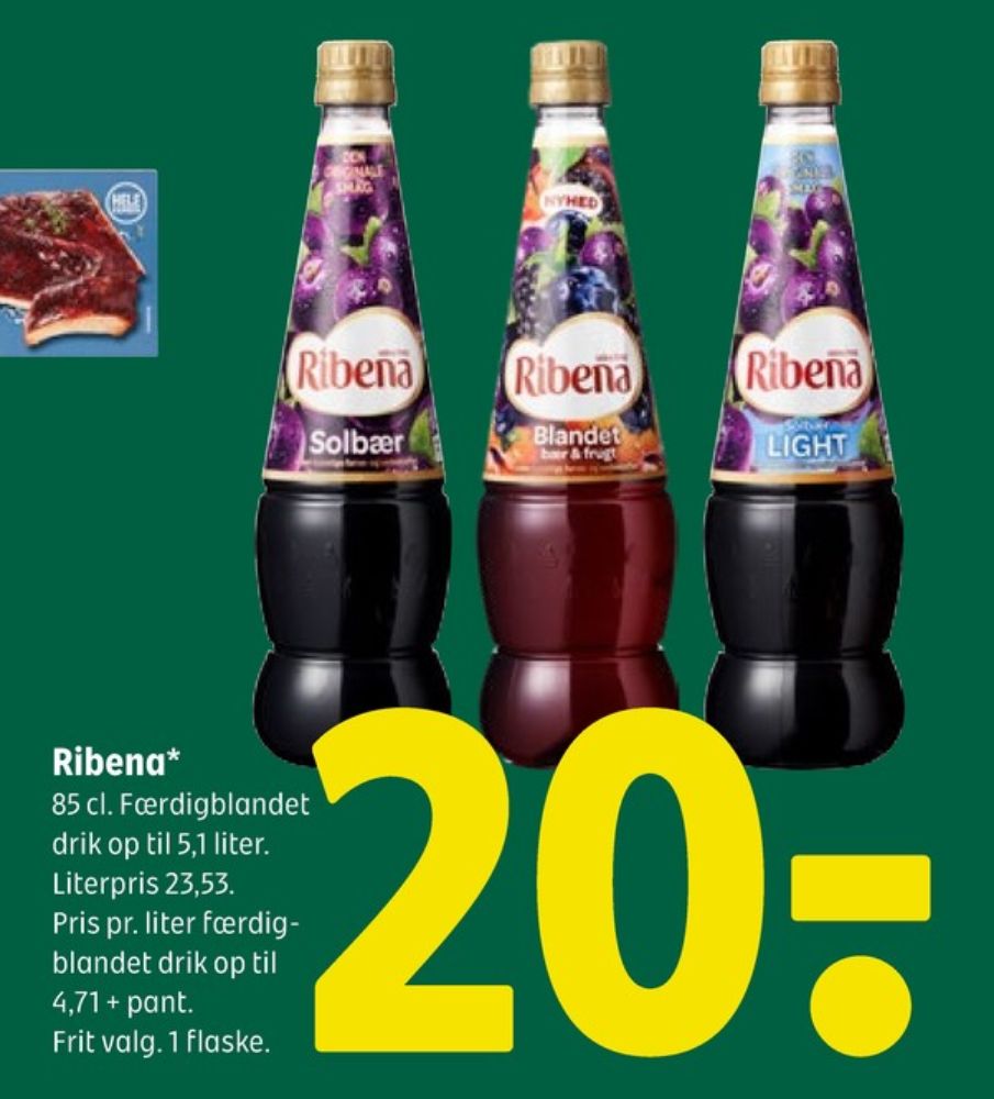 Ribena, Solbær Frugtsaft