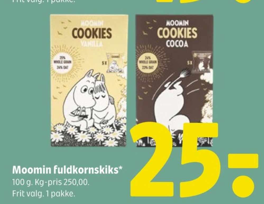 Fazer, Moomin Cookies Cocoa