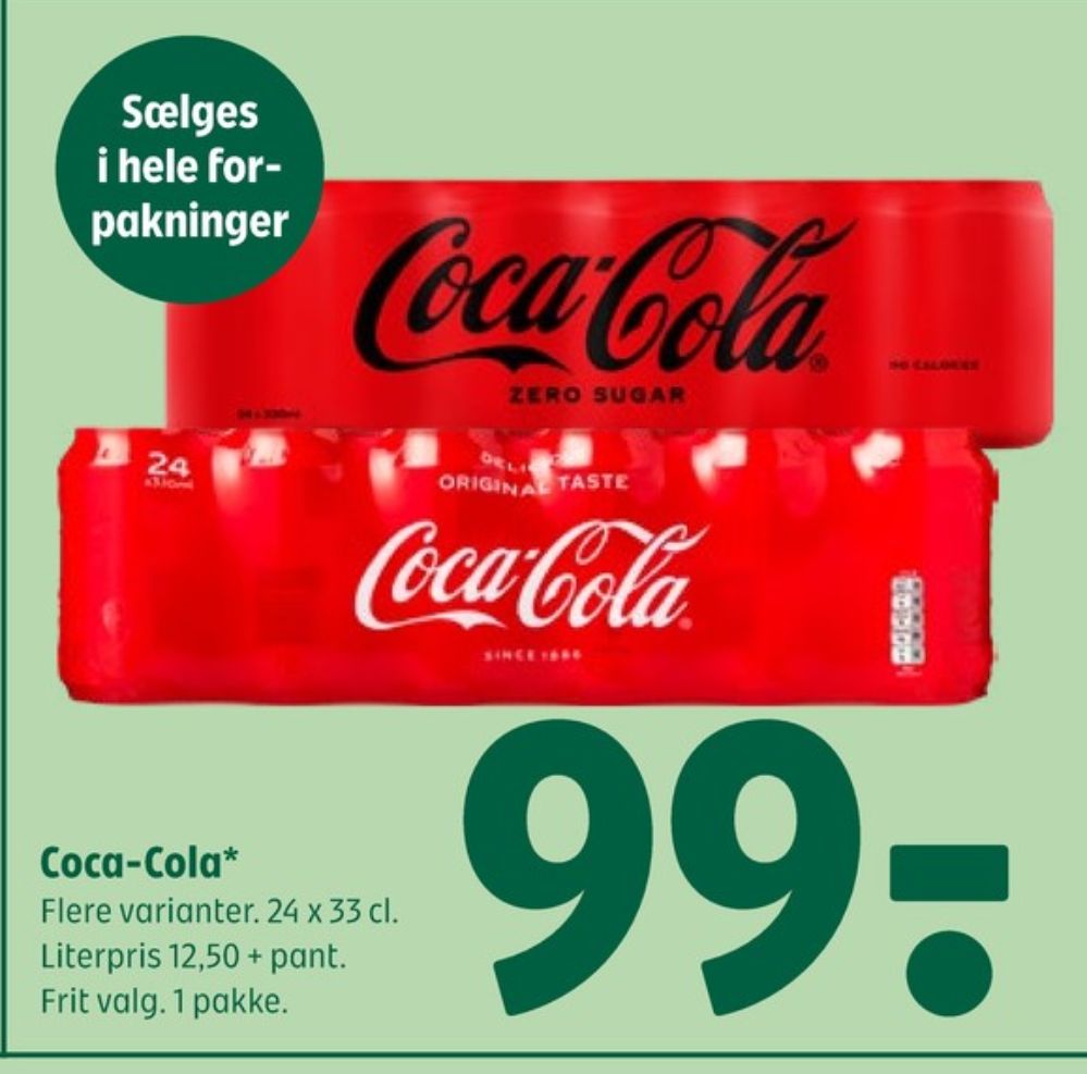 Coca Cola Zero, Cola 24 pk.