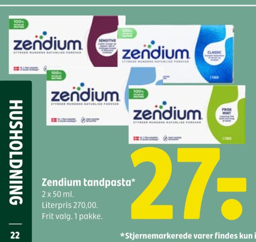 Zendium, Tandpasta