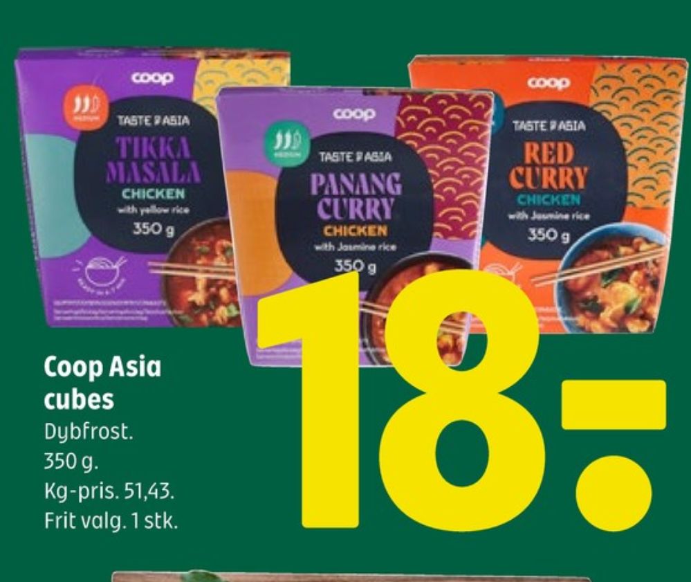 Coop Asia, Panang Curry Chicken