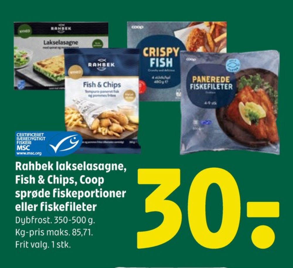 Rahbek, Lakselasagne