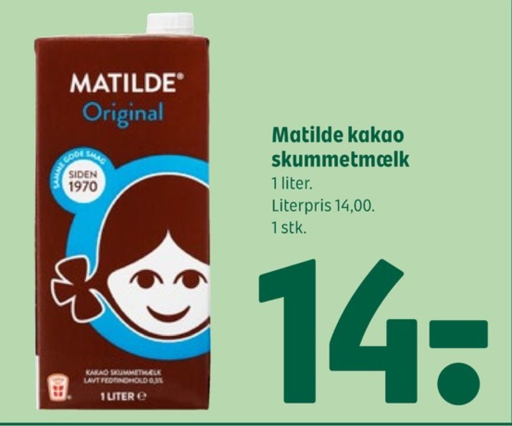 Matilde, Kakaomælk