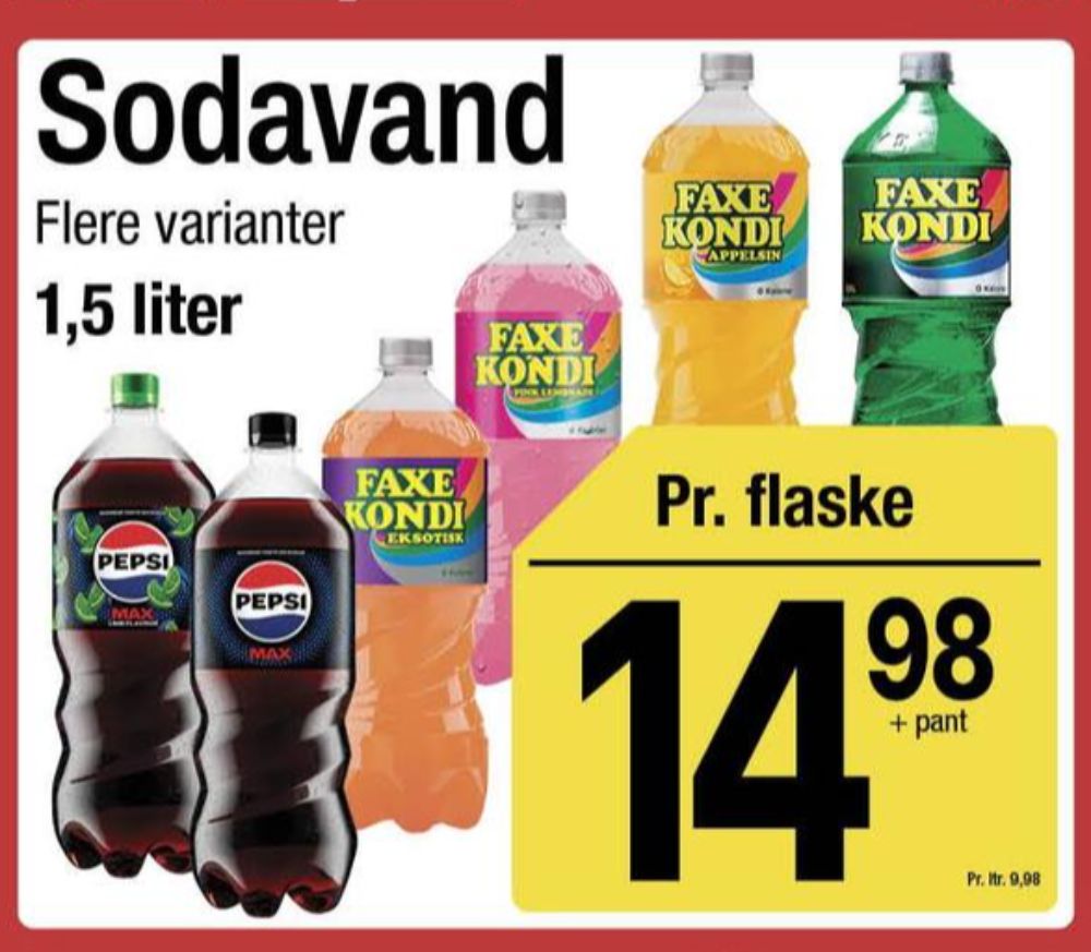 Faxe Kondi 0 Kalorier Pink Lemonade, Sportssodavand