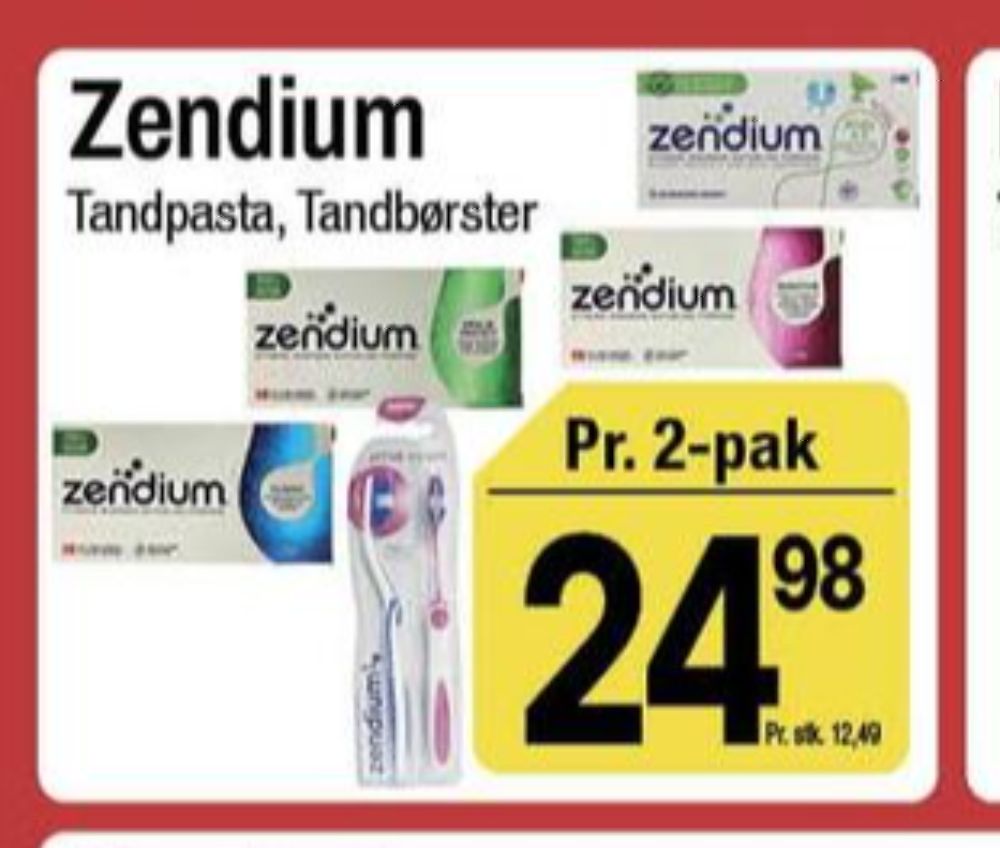 Zendium, Tandpasta