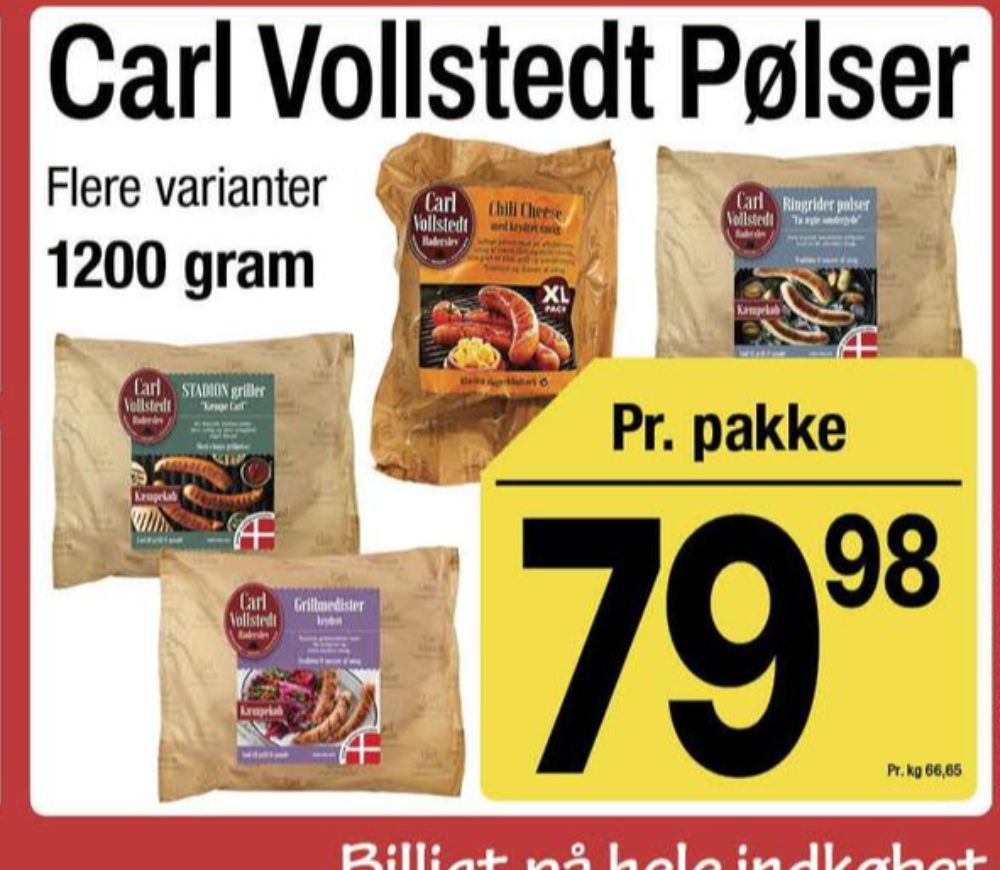 Carl Vollstedt's Eftf., Chili Cheese Pølser