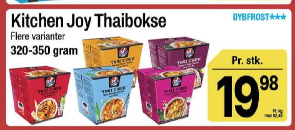 Kitchen Joy Thai Cube, South Thai Curry Chili Chicken