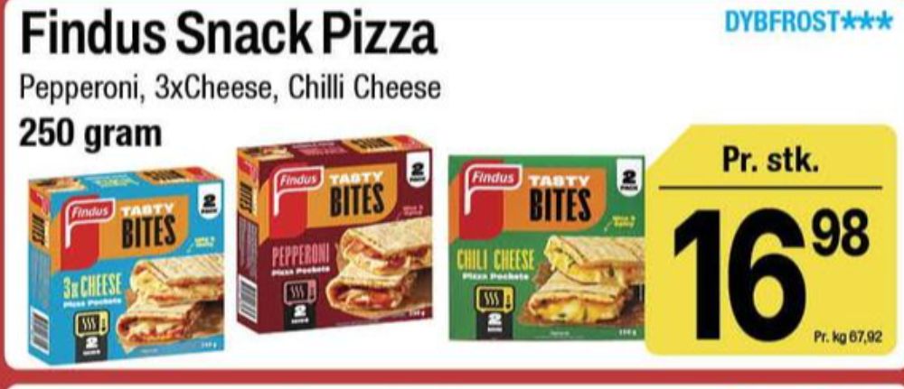 Findus, Tasty Bites Pepperoni