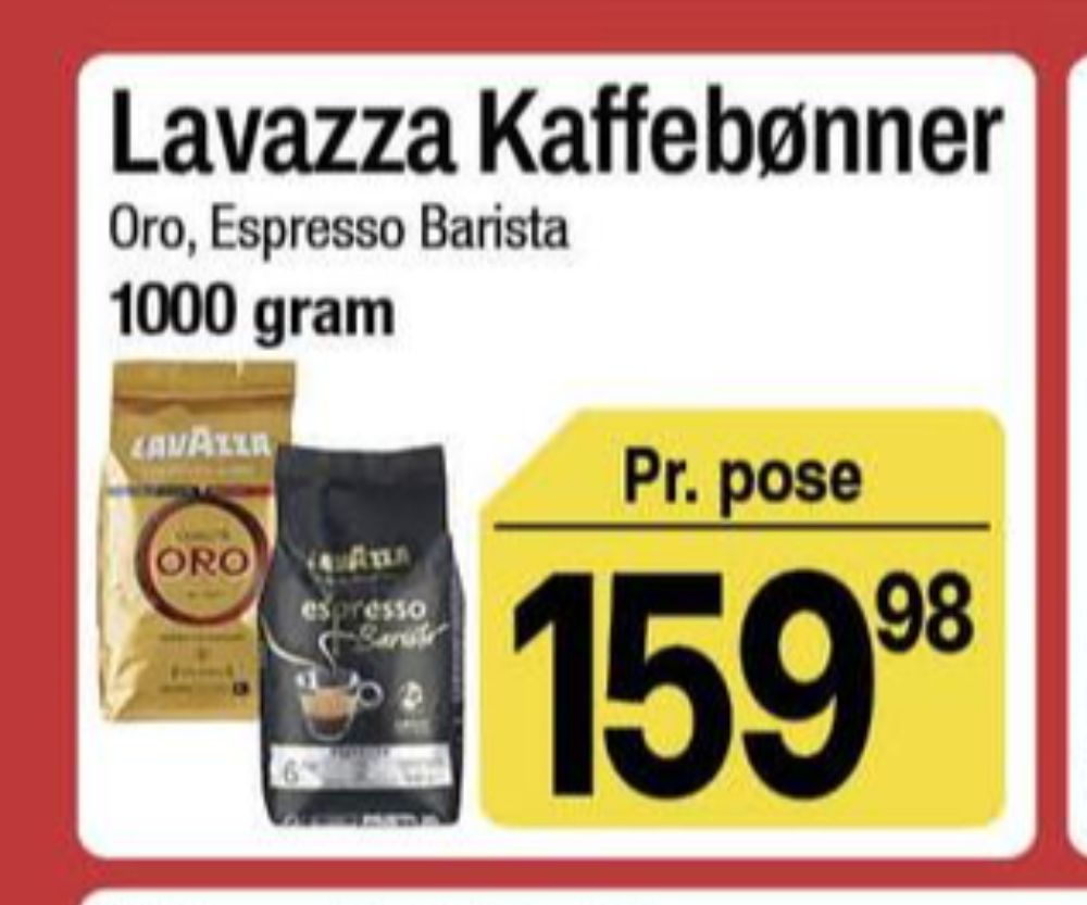 LavAzza Espresso, Kaffebønner