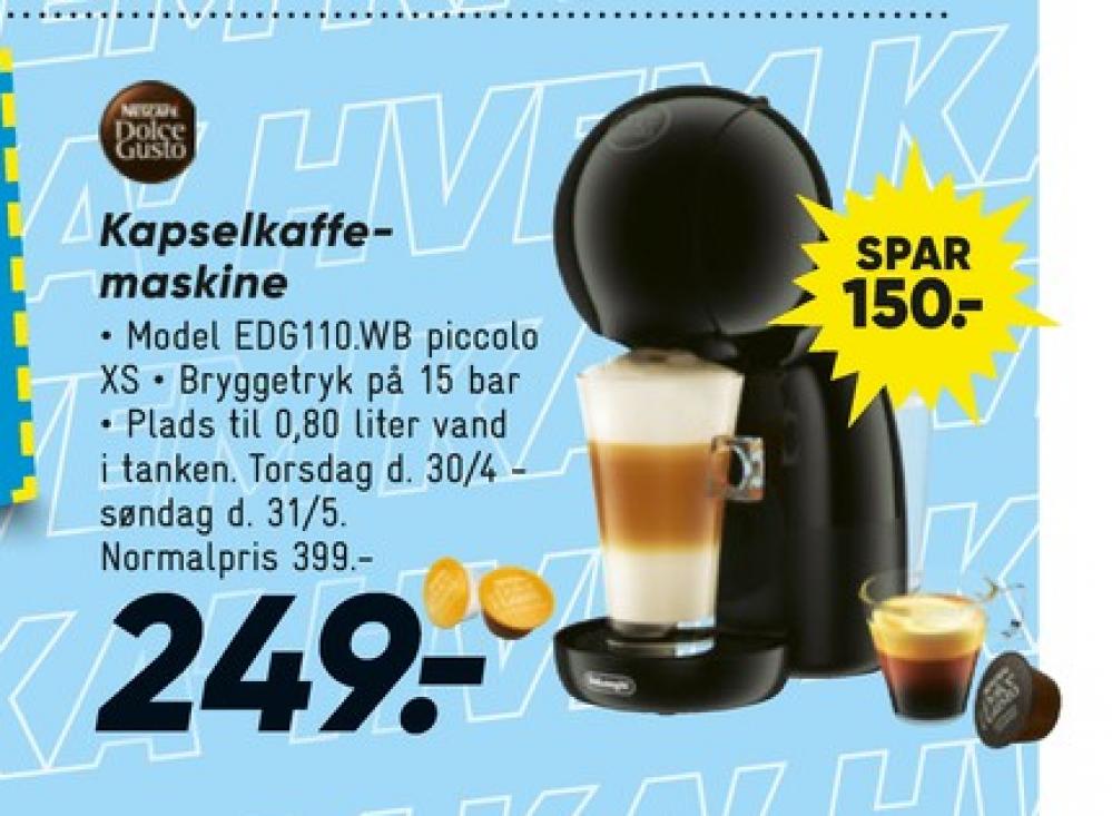 Dolce Gusto, Kapselkaffemaskine