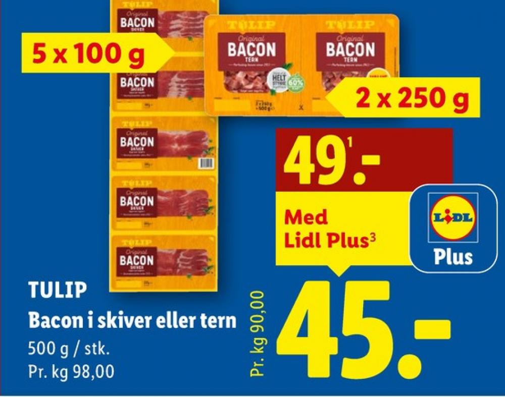 Tulip, Baconskiver