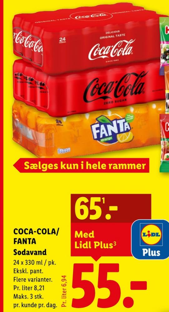 Fanta Orange, Appelsinsodavand 24 pk.