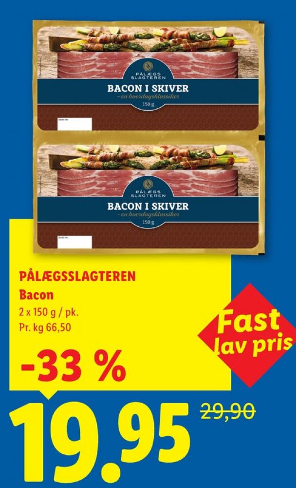 Pålægsslagteren, Baconskiver