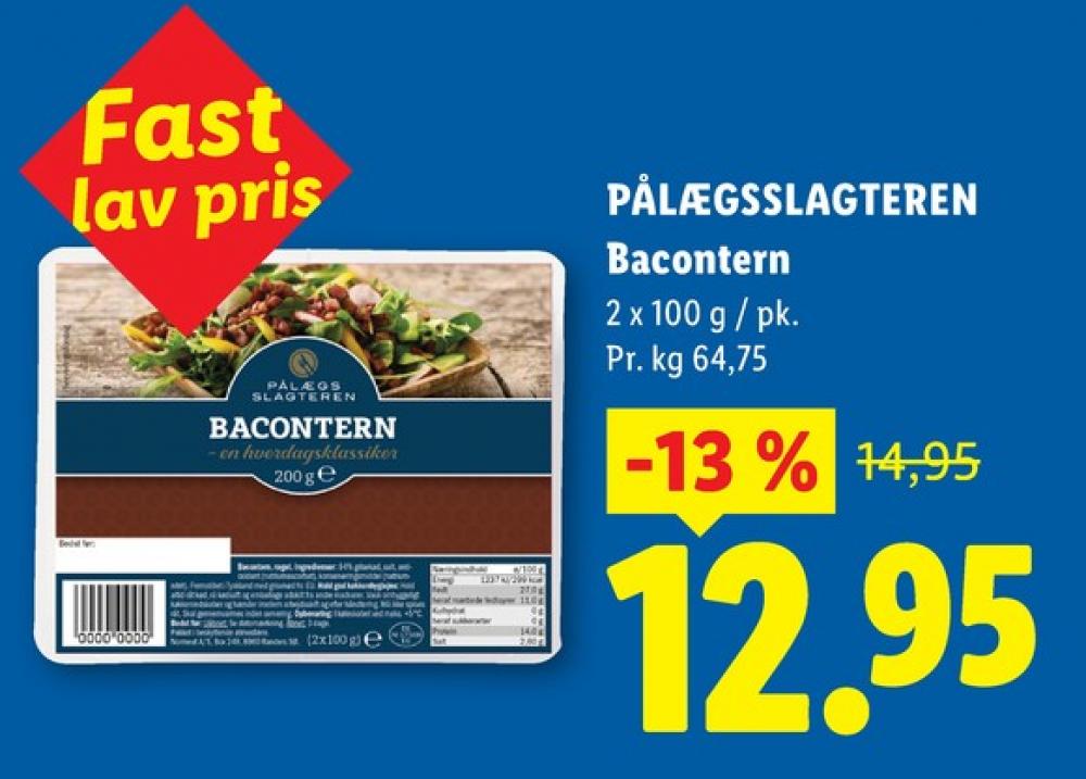 Pålægsslagteren, Bacontern