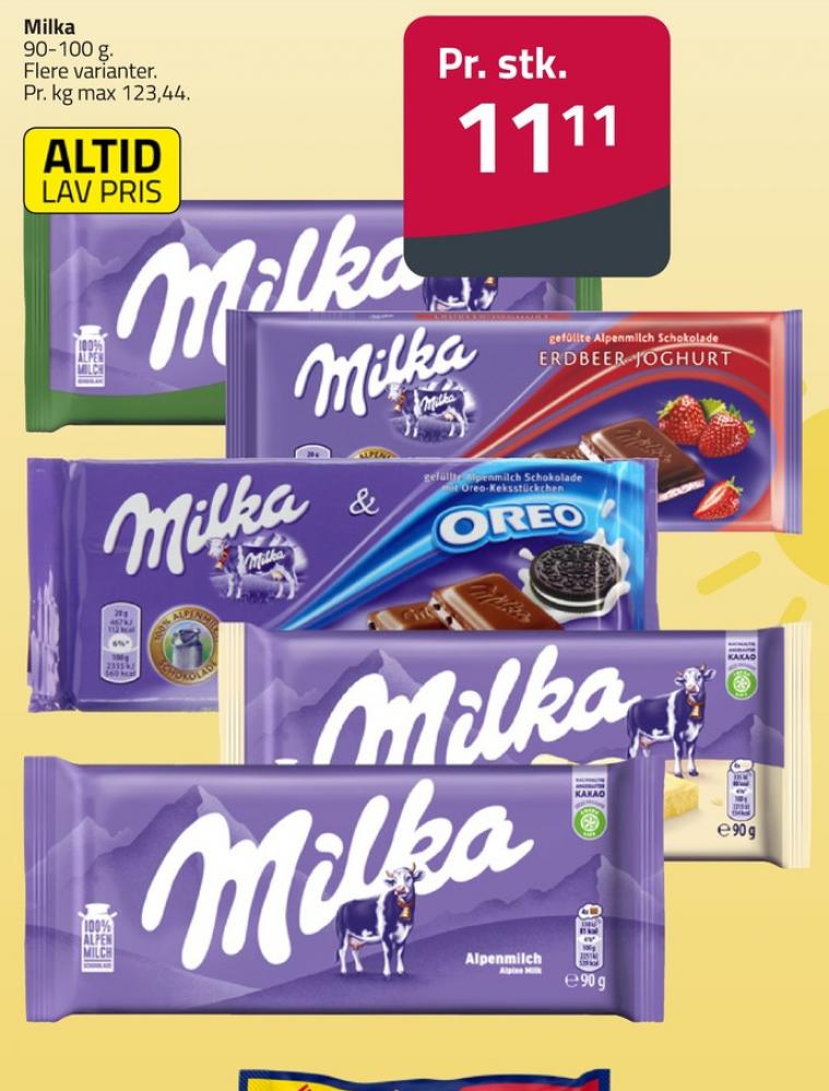 Milka, Chokoladeplade Erdbeer Joghurt