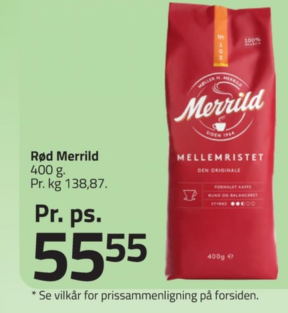 Merrild Mellemristet, Kaffe Formalet