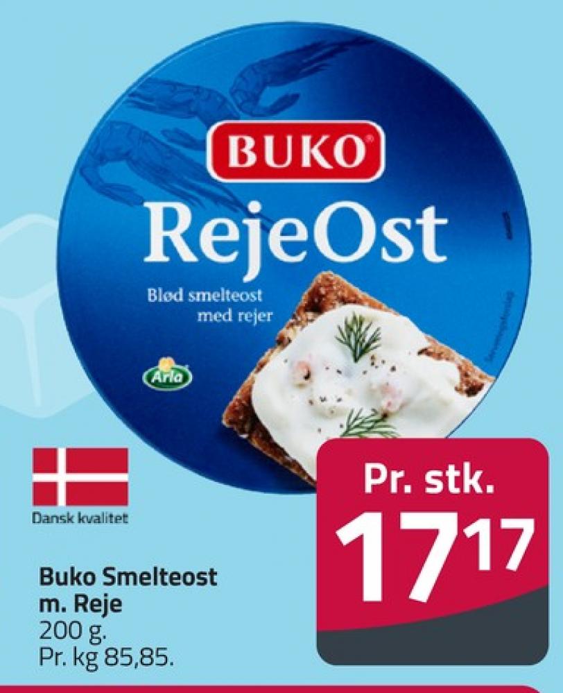 Buko Smelte, Smøreost Rejeost