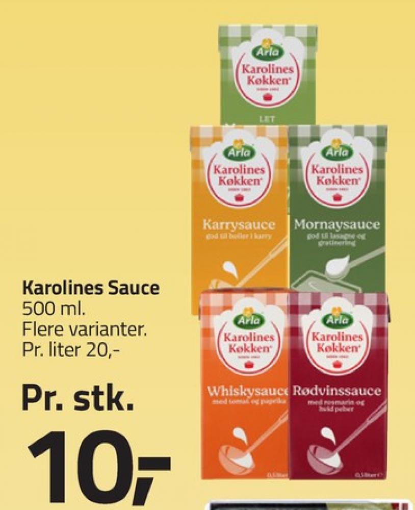 Karolines, Let Mornaysauce