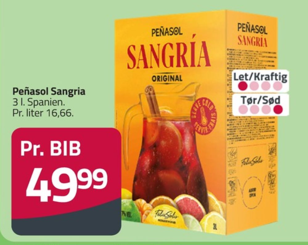 Penasol, Sangria