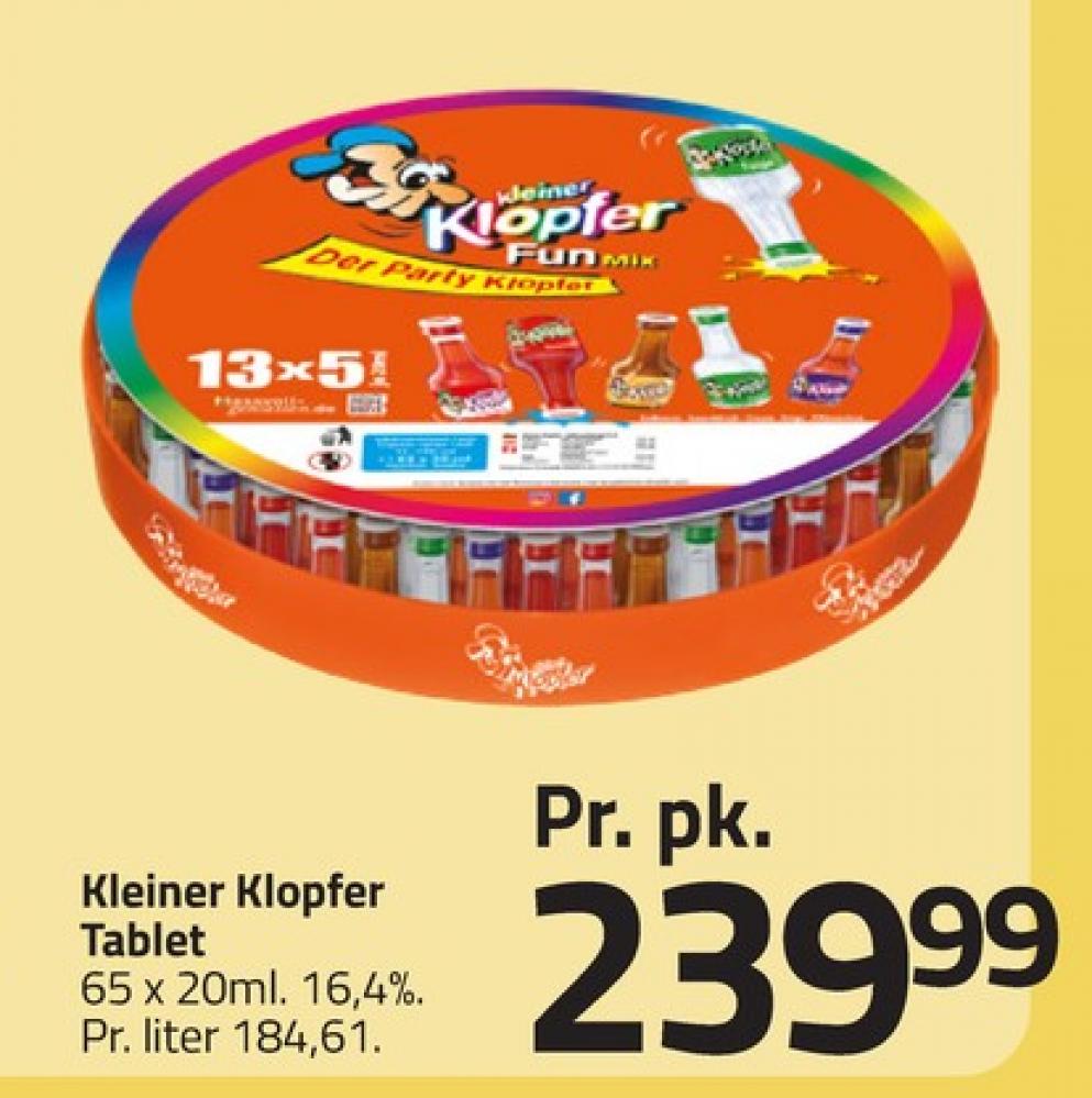 Kleiner Klopfer Fun Mix Tablet, Shots