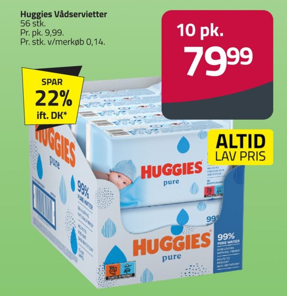 Huggies, Vådservietter