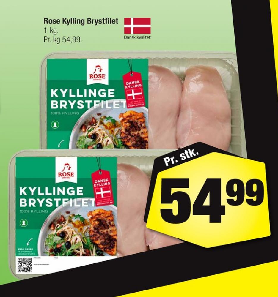 Rose, Kyllingebrystfilet