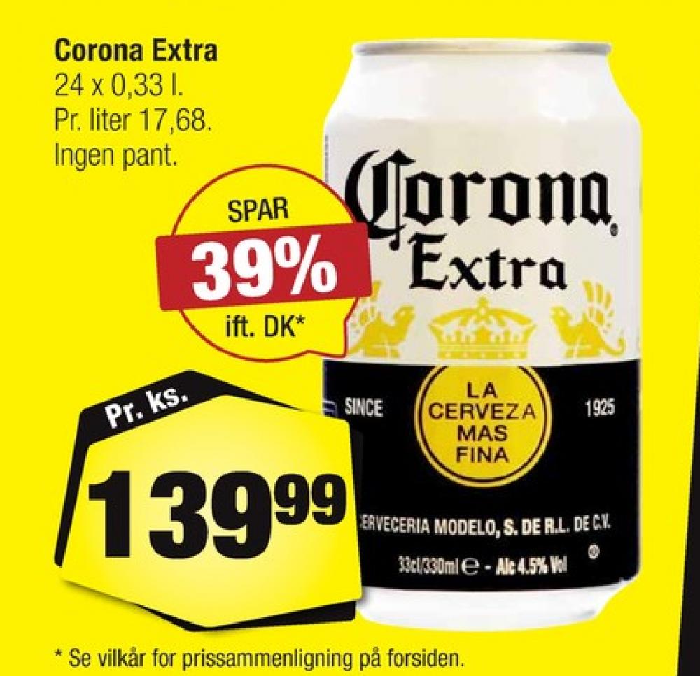 Corona Extra, Øl 24 pk.