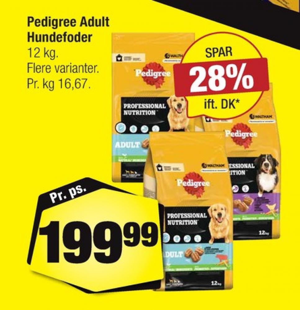 Pedigree, Hundefoder