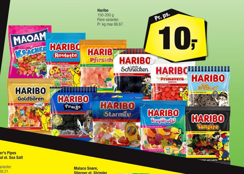 Haribo Lakritz Schnecken, Slikposer